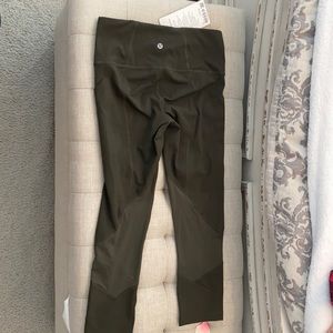 Lulu lemon army green leggings